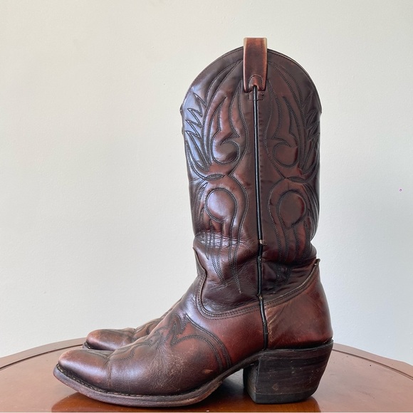 Vintage Texas Imperial M90 Leather Cowboy Boot | US 8 - Picture 2 of 8